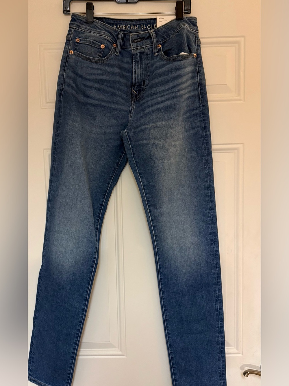 NWT American Eagle Jeans Mens Easy flex 28x34 Blue AirFlex+ Athletic Fit